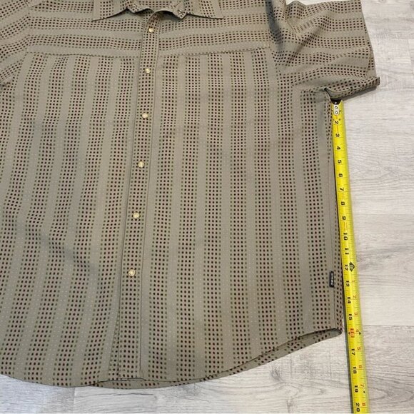 MEC Outdoor Woven Casual Button Down Short Sleeve Shirt Size XL Canvas feeling - Picture 9 of 14